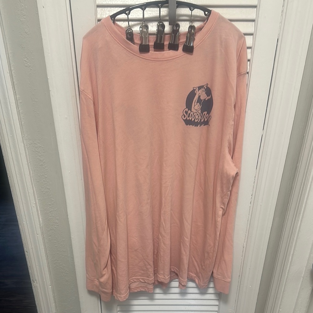 Scooby-Doo Pink Long Sleeve Shirt